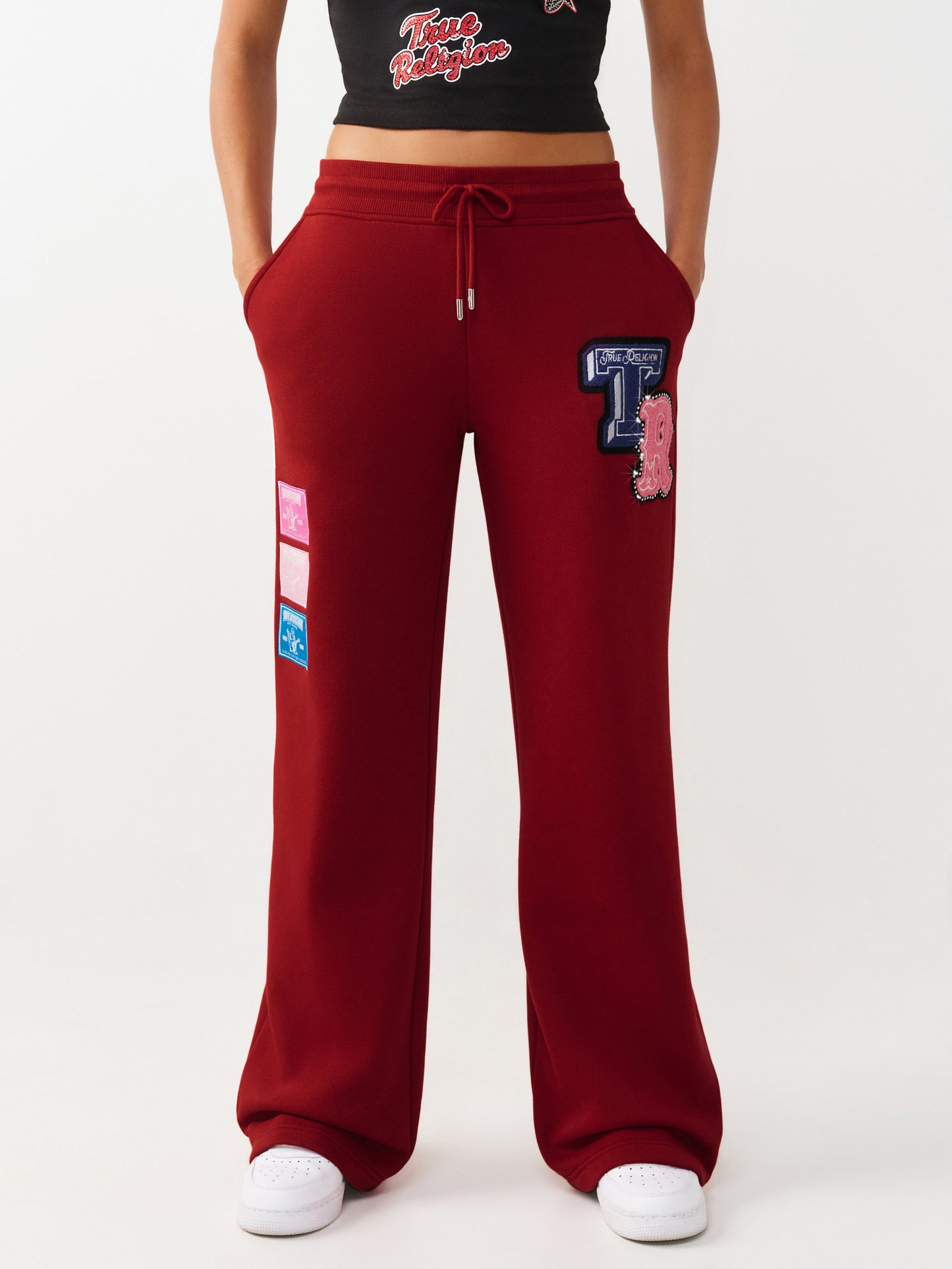 CRYSTAL PATCH STRAIGHT LEG