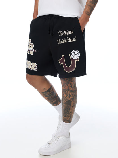 COLLEGIATE LOGO FLEECE SHORTS