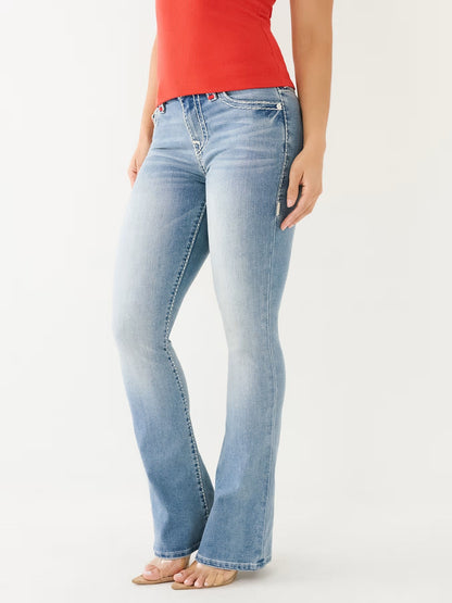 BECCA MID RISE BOOTCUT SUPER T