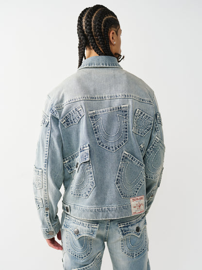 SUPER T DENIM JKT  MULTI  PKT