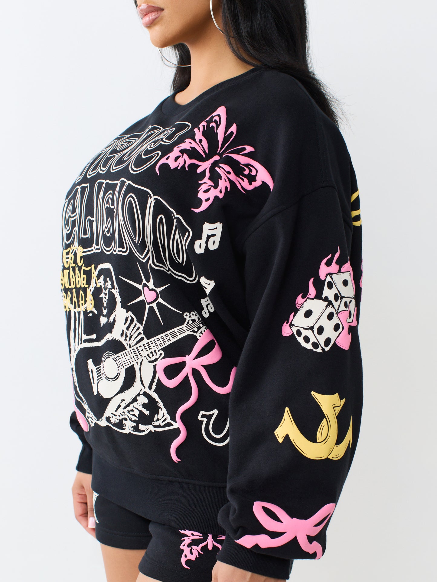 BRANDED AOP BF PULLOVER