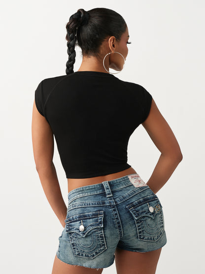 RIB NOTCH BUDDHA TEE