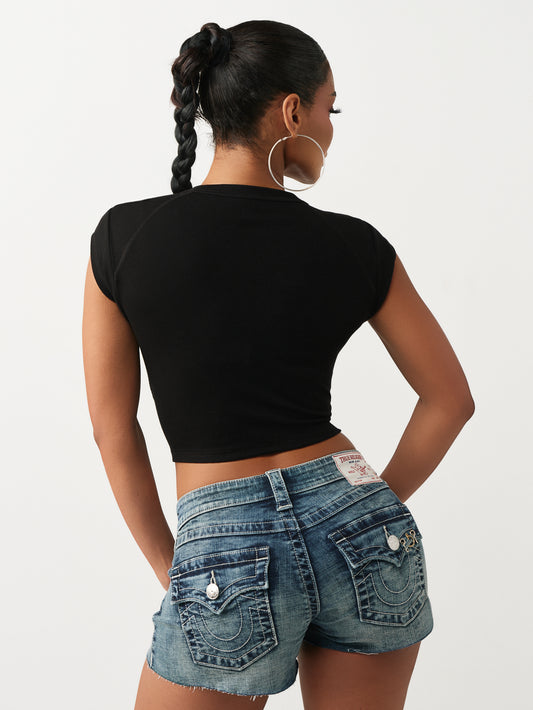 RIB NOTCH BUDDHA TEE