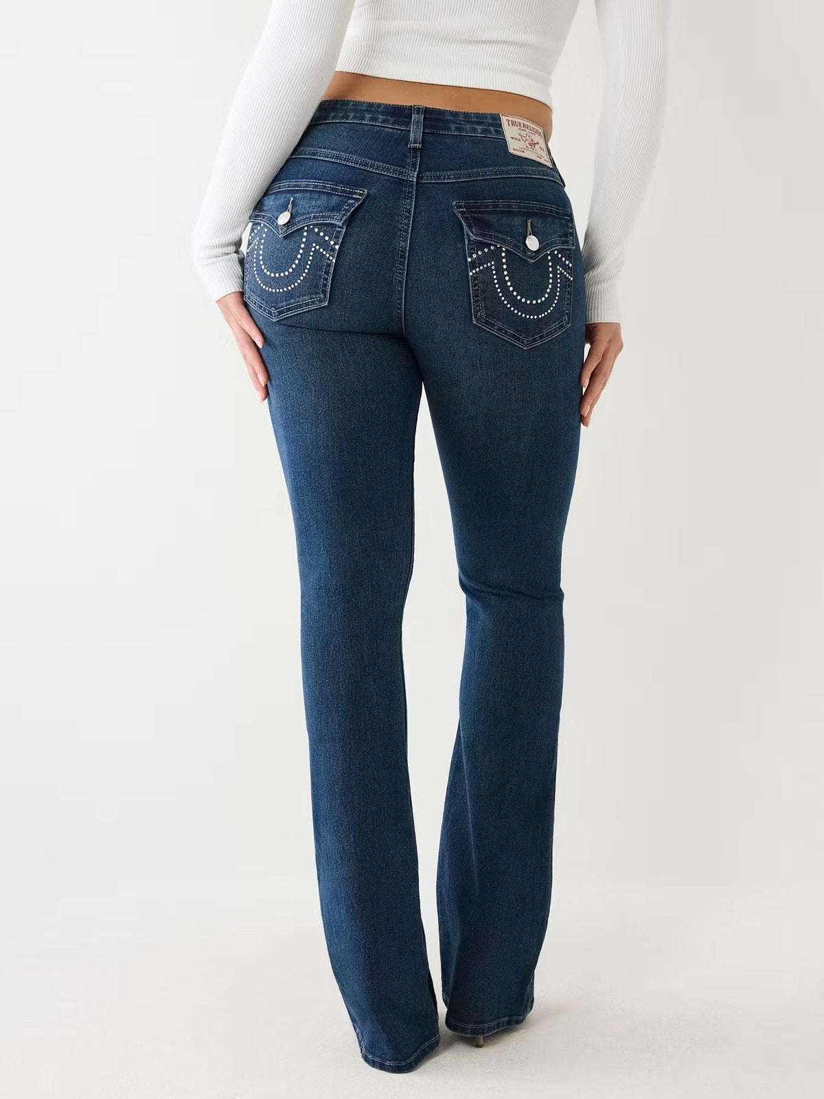 BECCA SN CRYSTAL FLAP BOOTCUT