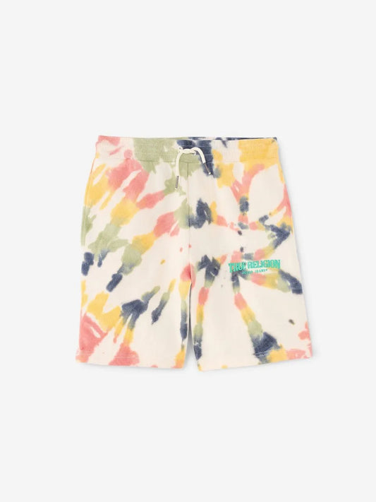 LOGO TIE DYE FLEECE SHORT - TRUE RELIGION MEXICO