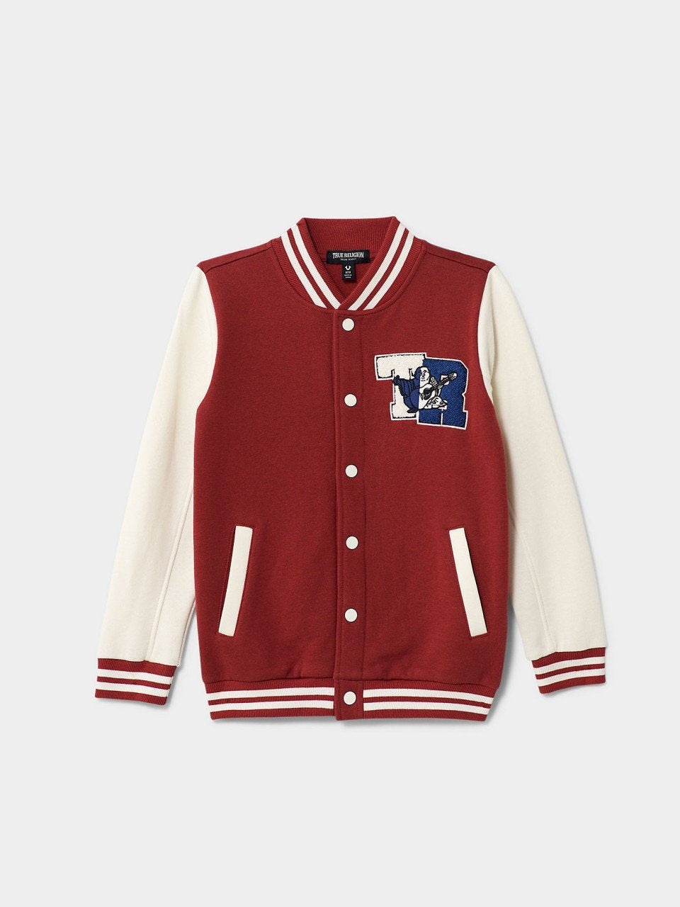 SPLICED VARSITY JACKET - niños