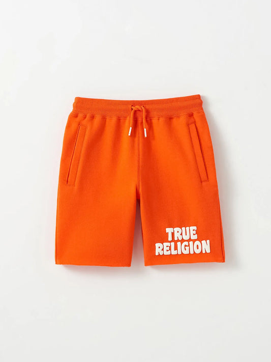 TRBJ PUFF LOGO SWEATSHORT para niños - TRUE RELIGION MEXICO