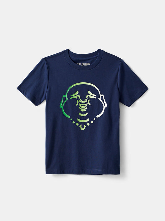 OMBRE BUDDHA FACE SS TEE para niño