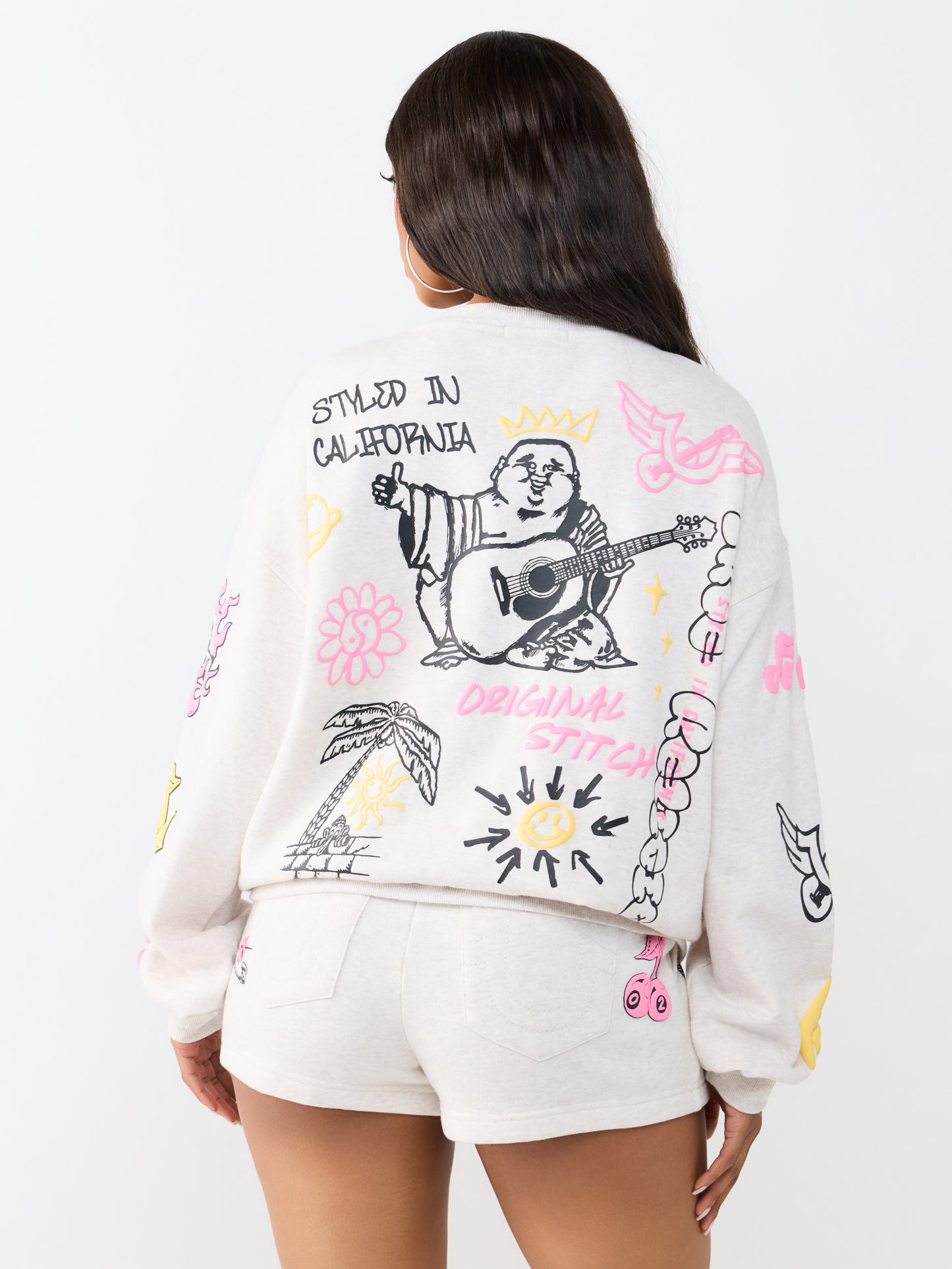 BRANDED AOP BF PULLOVER