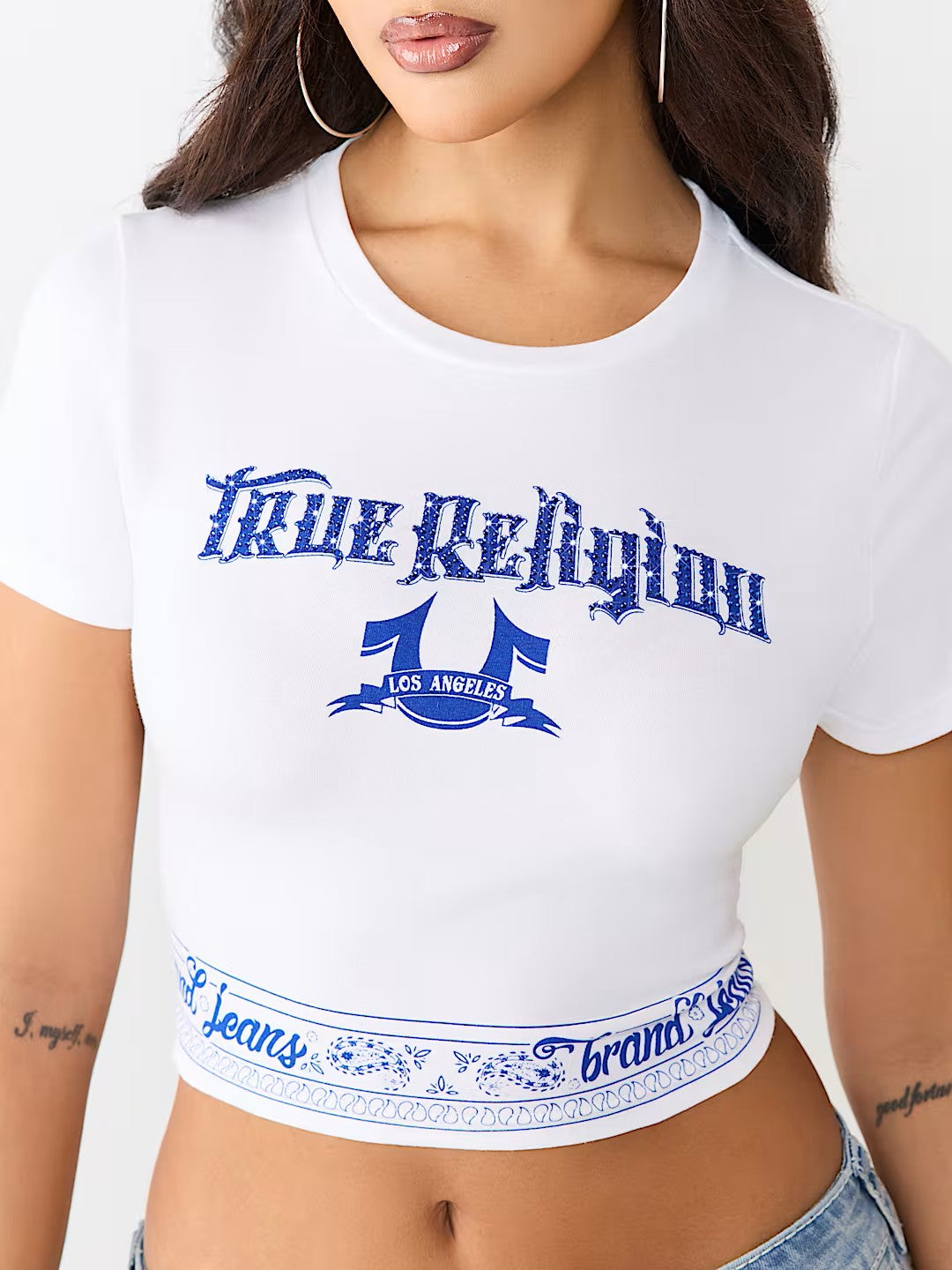 CRYSTAL BANDEAU TEE