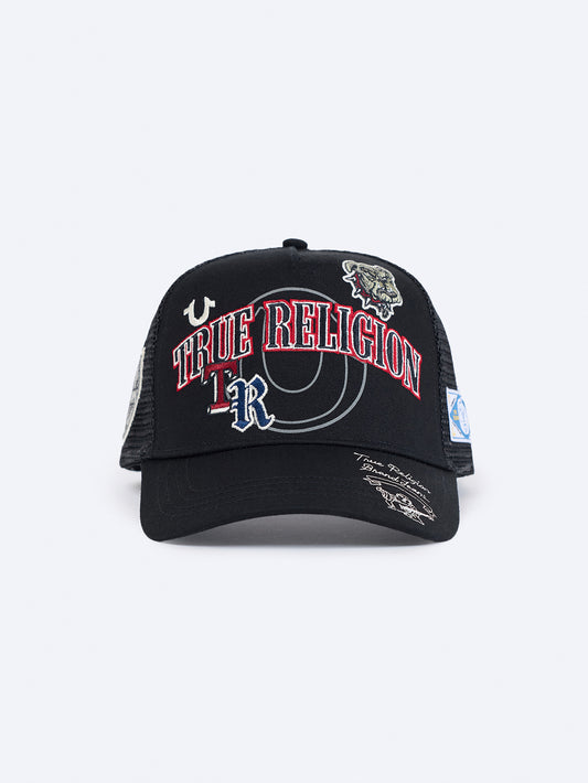 TRUE MULTI LOGO TRUCKER HAT