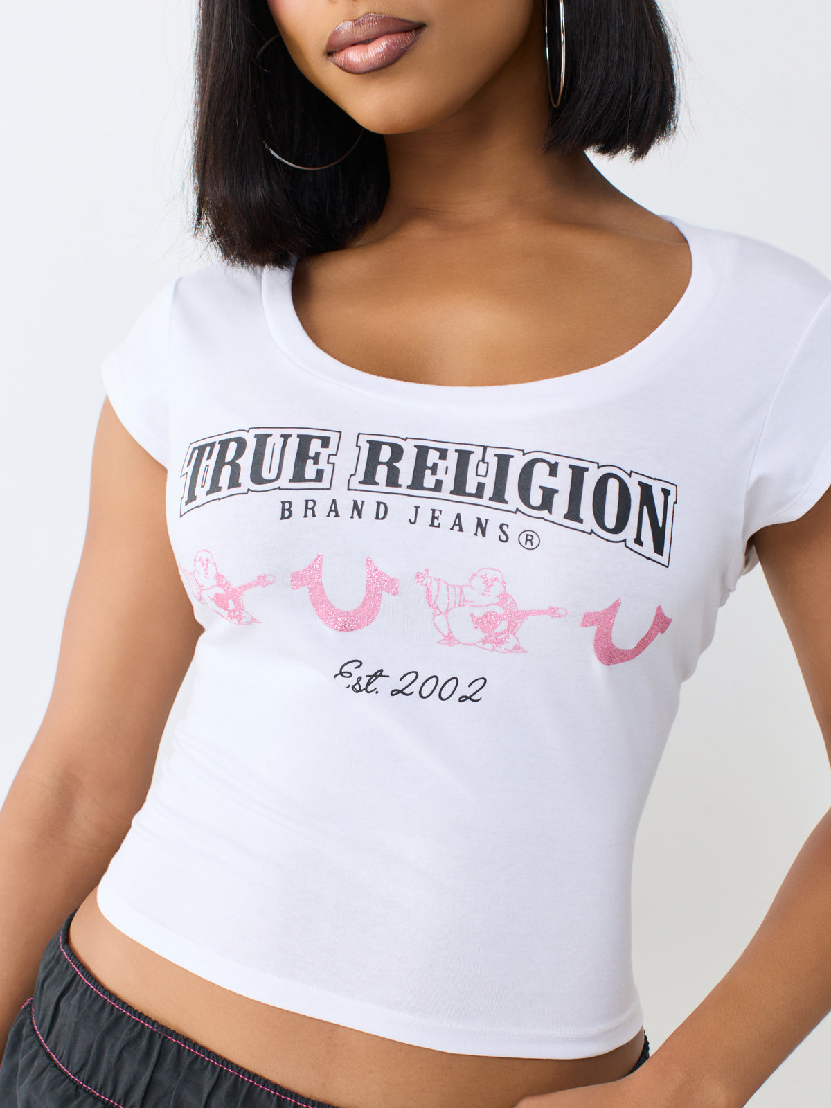 SCOOP NECK BABY TEE