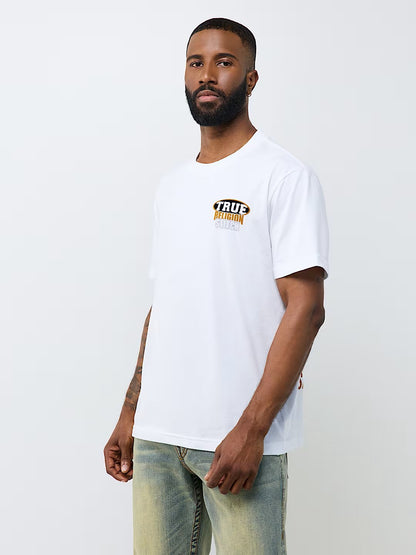 SS STACKED LOGO TEE