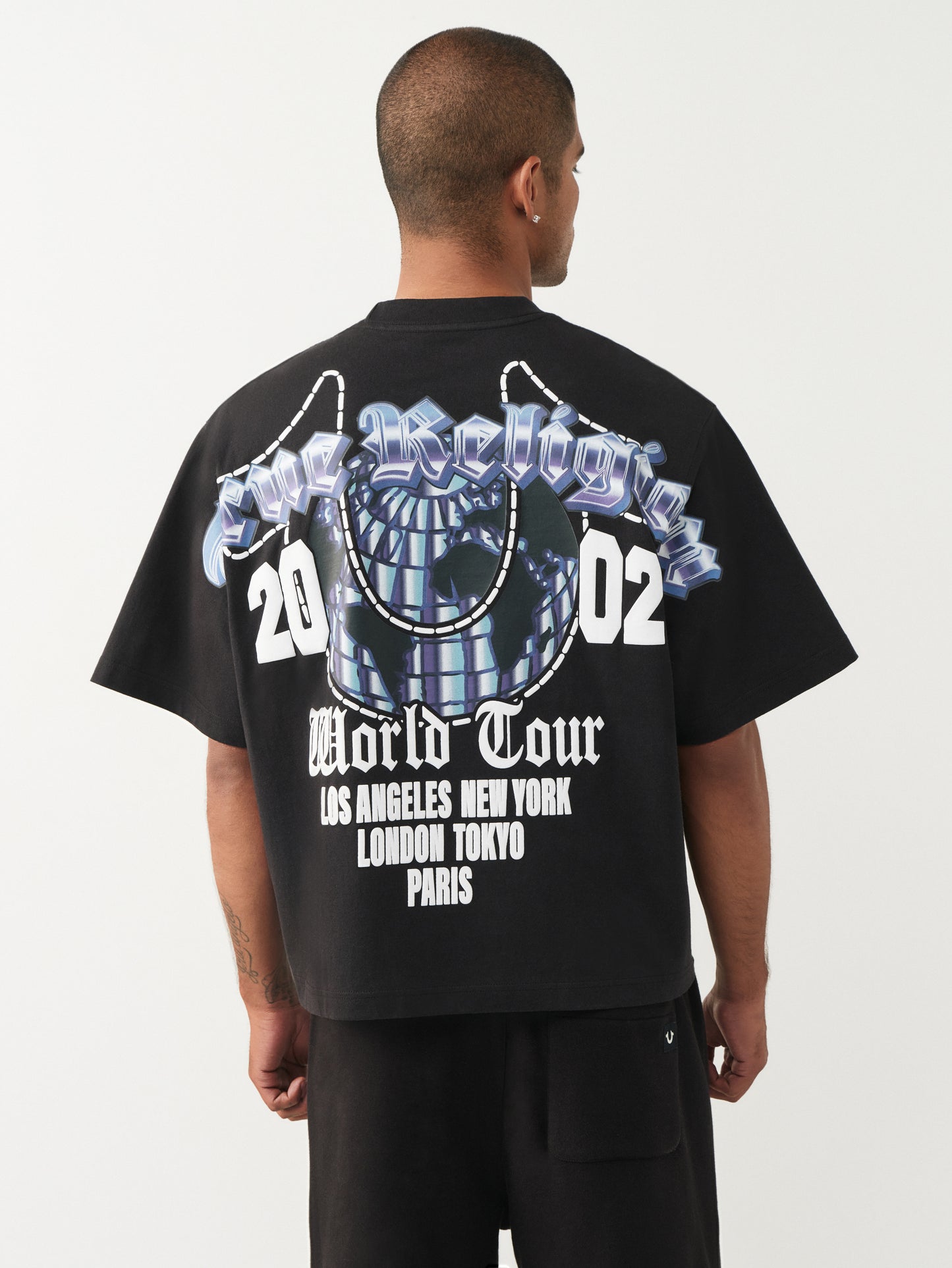 CHROME LOGO BOXY TEE