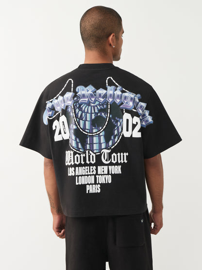 CHROME LOGO BOXY TEE