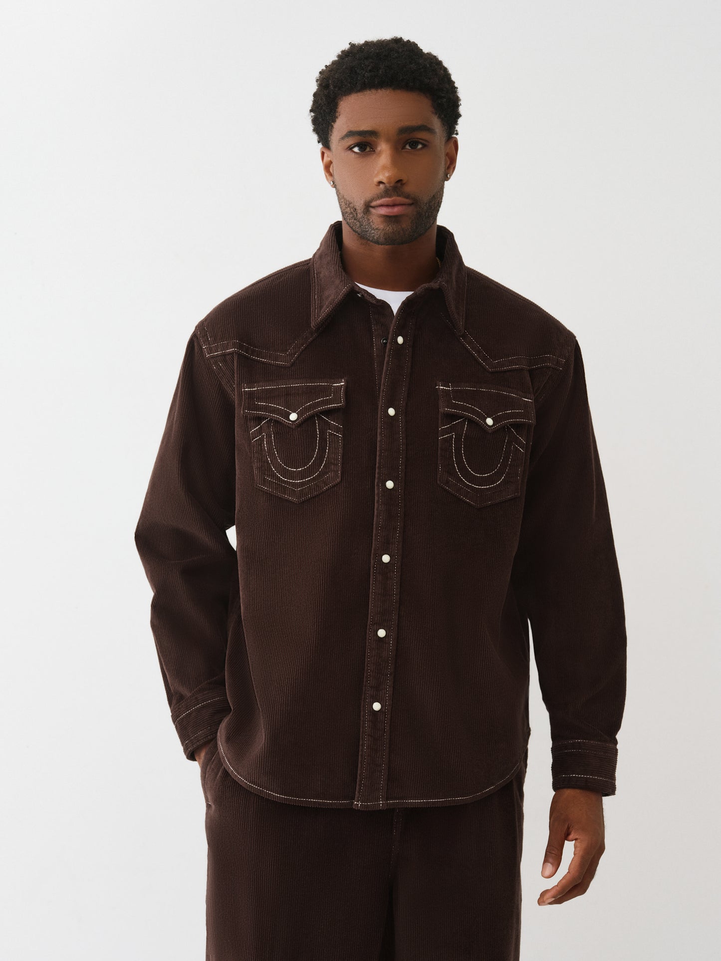 SN CORD WESTERN  SHIRT