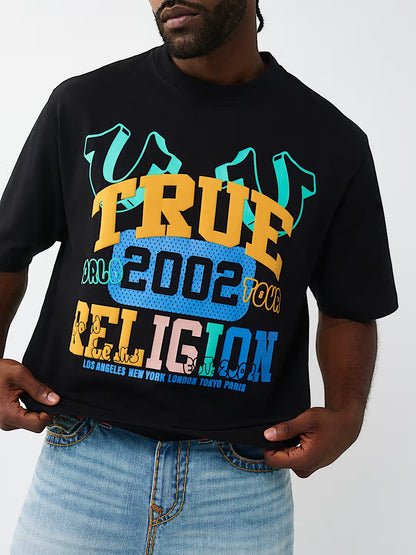 SS TRUE UNIVERSITY BOXY TEE