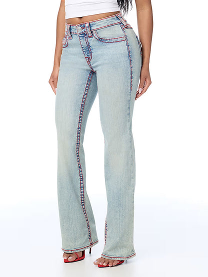 BECCA MR BOOTCUT BIG T FLAP