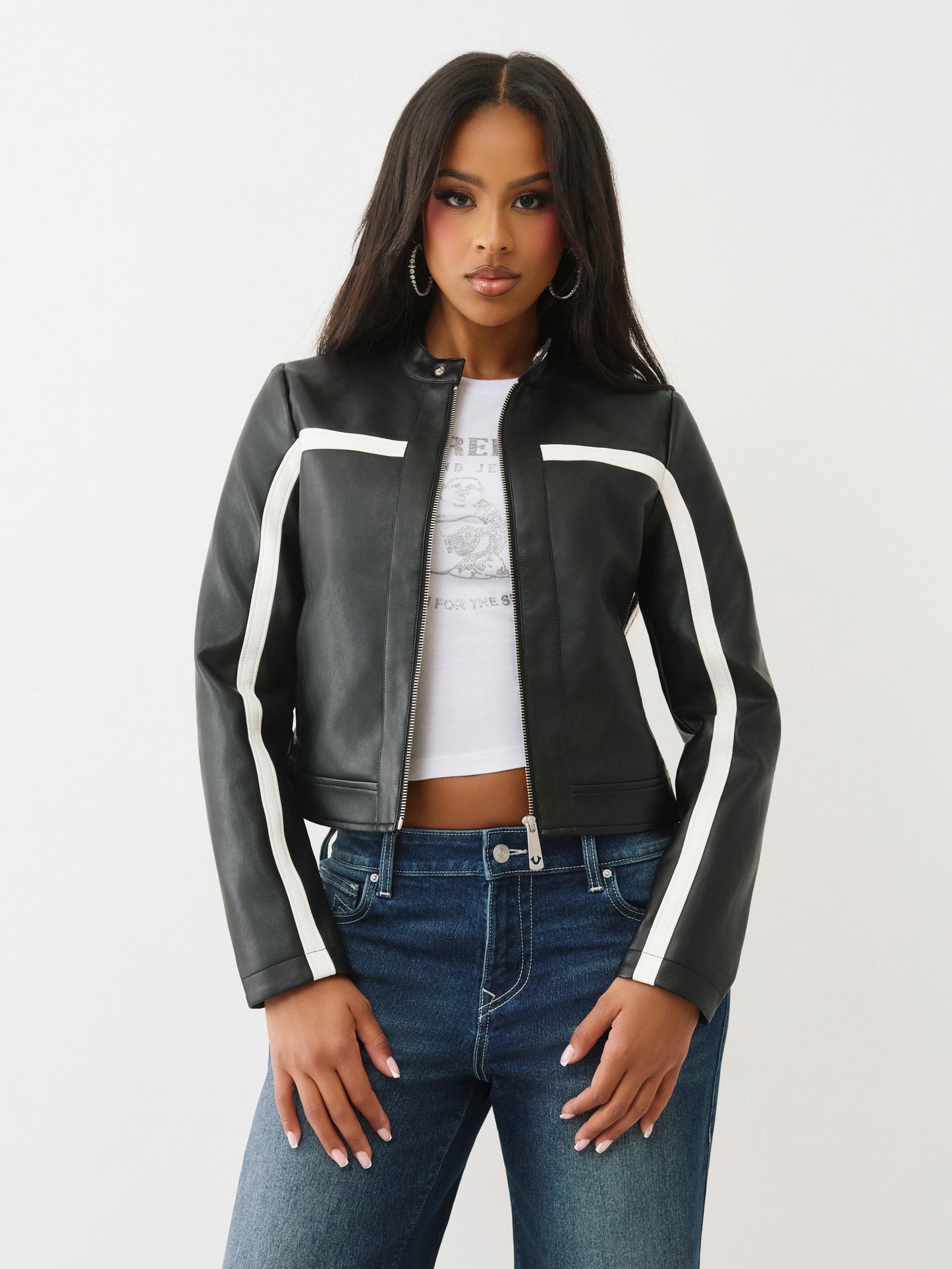 CROPPED BIKER JACKET
