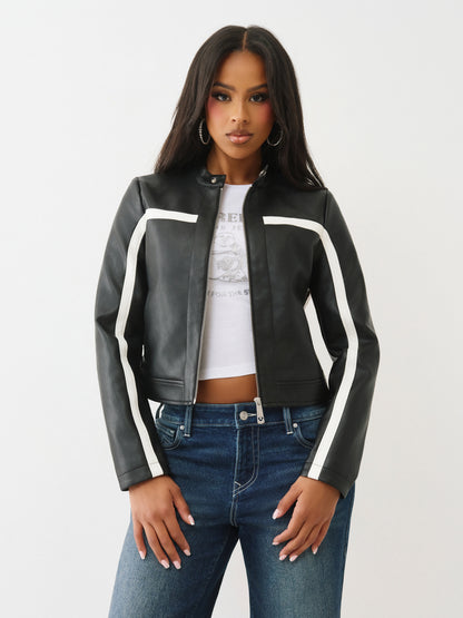 CROPPED BIKER JACKET
