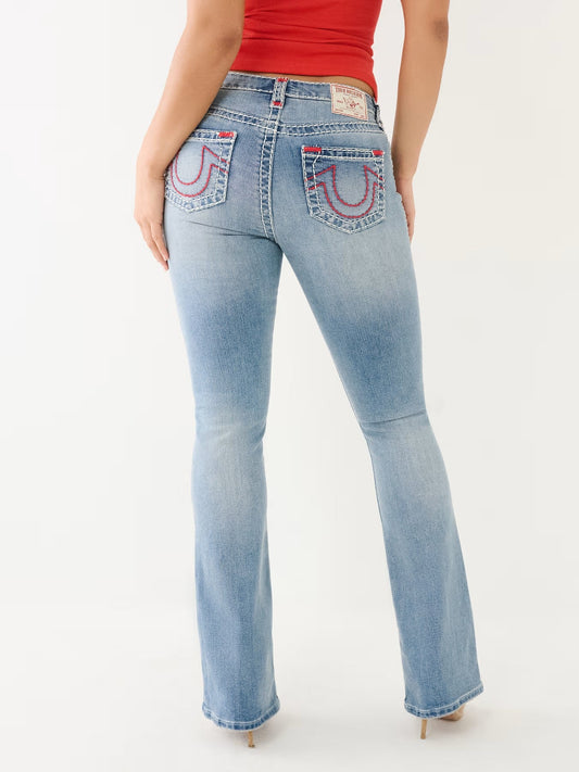 BECCA MID RISE BOOTCUT SUPER T