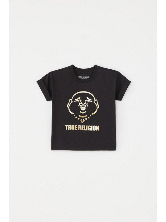 BUDDHA FACE FOIL CUFF TEE - niña - TRUE RELIGION MEXICO
