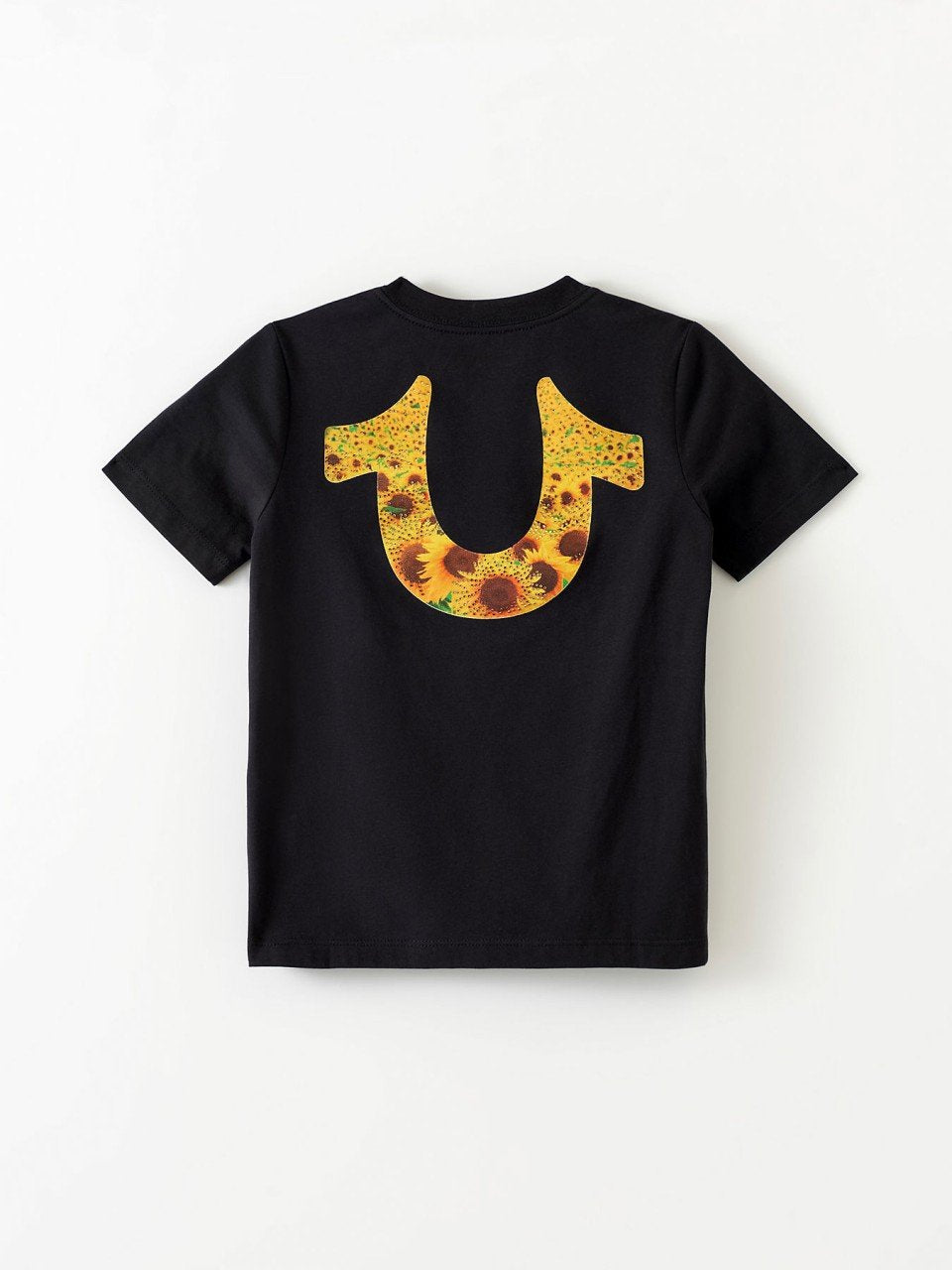 HORSESHOE SUNFLOWER V NECK TEE - niña