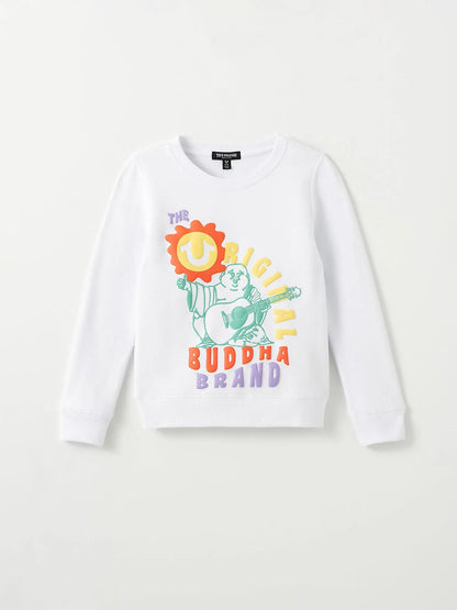 FLOWER BUDDHA SWEATSHIRT para niños y niñas - TRUE RELIGION MEXICO