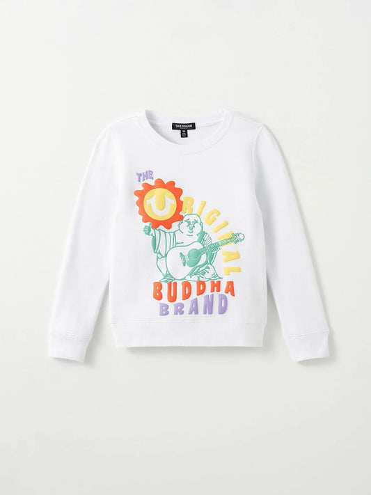 FLOWER BUDDHA SWEATSHIRT para niños y niñas - TRUE RELIGION MEXICO