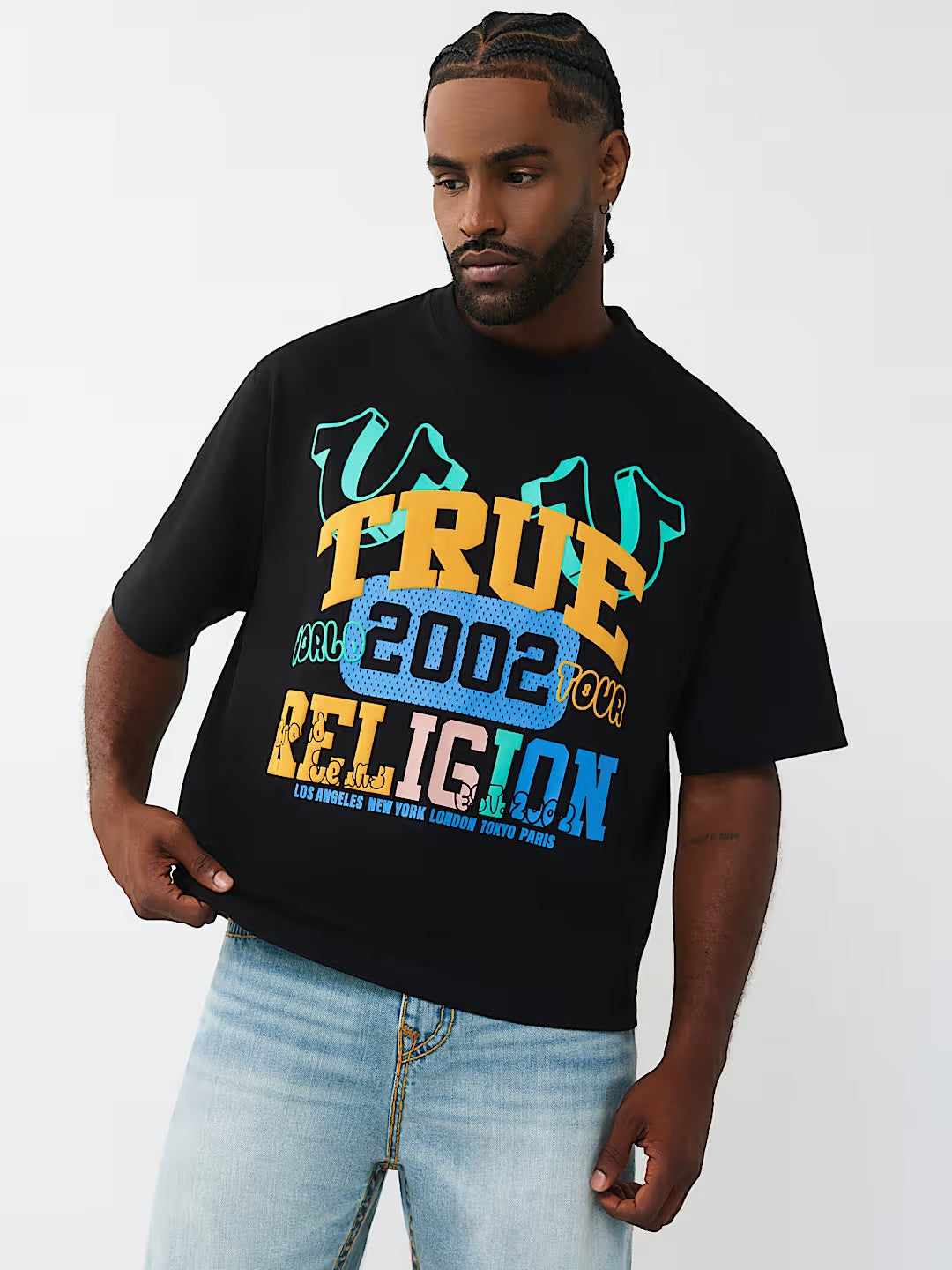 SS TRUE UNIVERSITY BOXY TEE