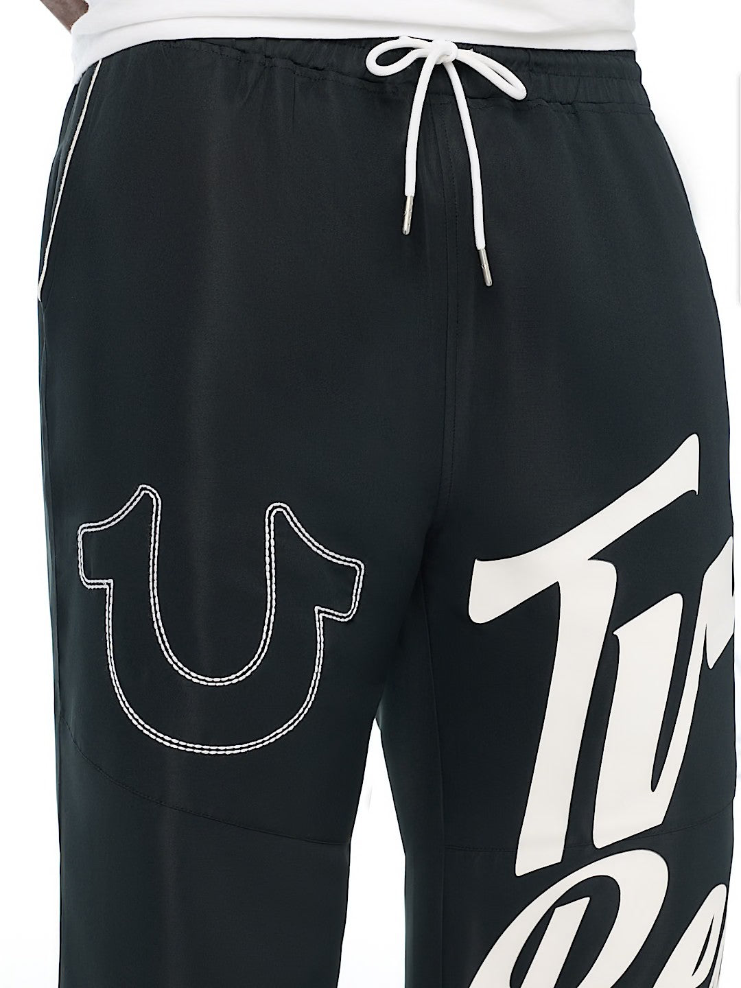 HS LOGO BAGGY NYLON PANTS