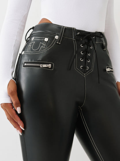 PU LACE UP CHARLIE HR FLARE