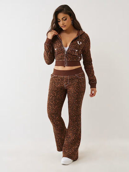BIG T CRYTAL LEOPARD SHRUNKEN