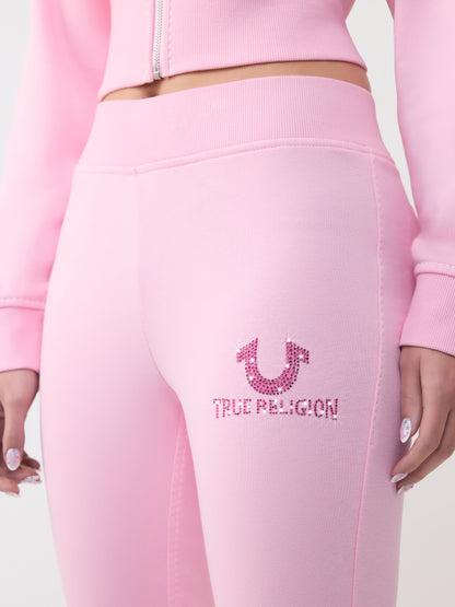 EMRBOIDEREDFLARE PANTS