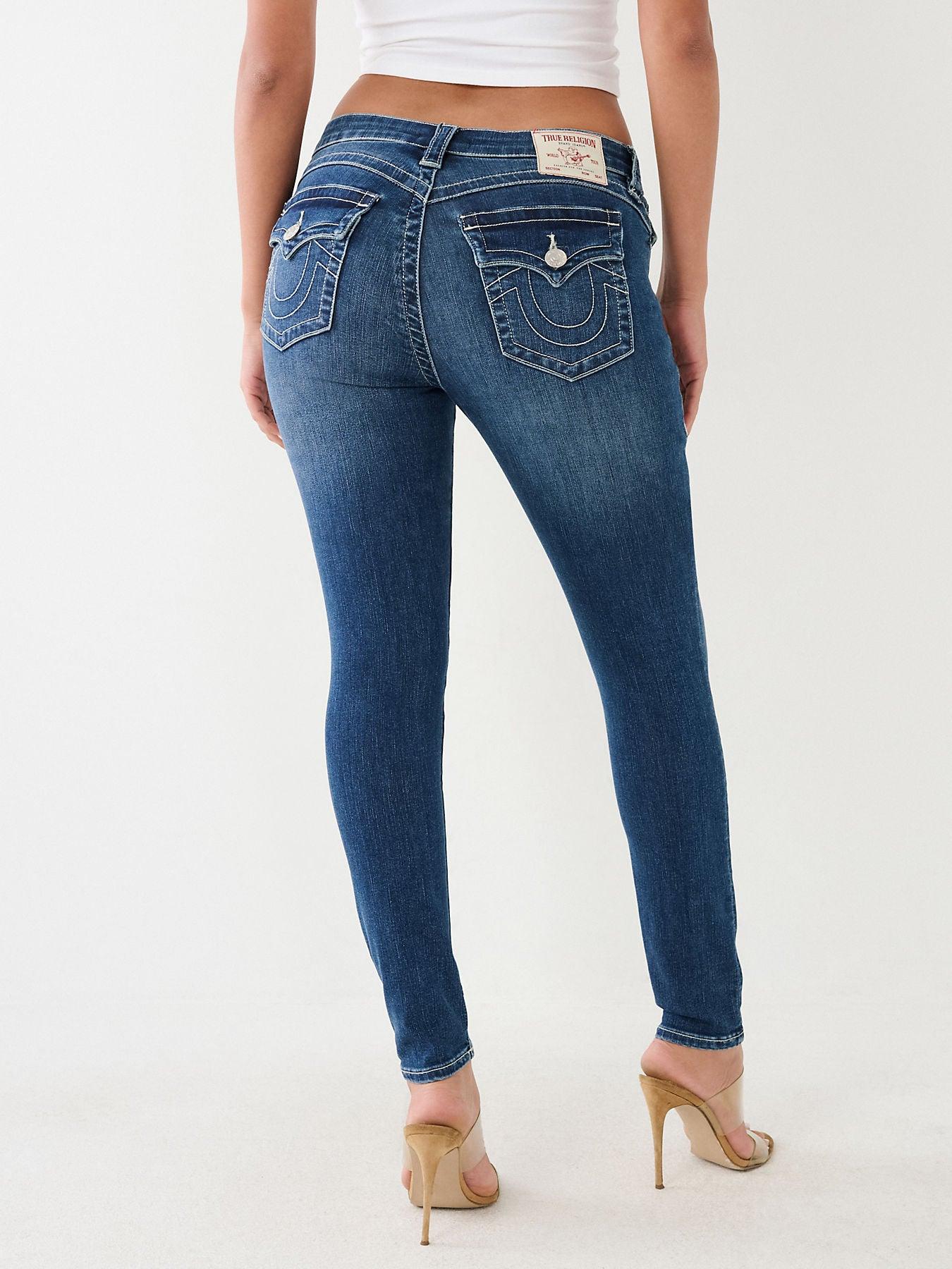 JENNIE MID RISE SKINNY FLAP
