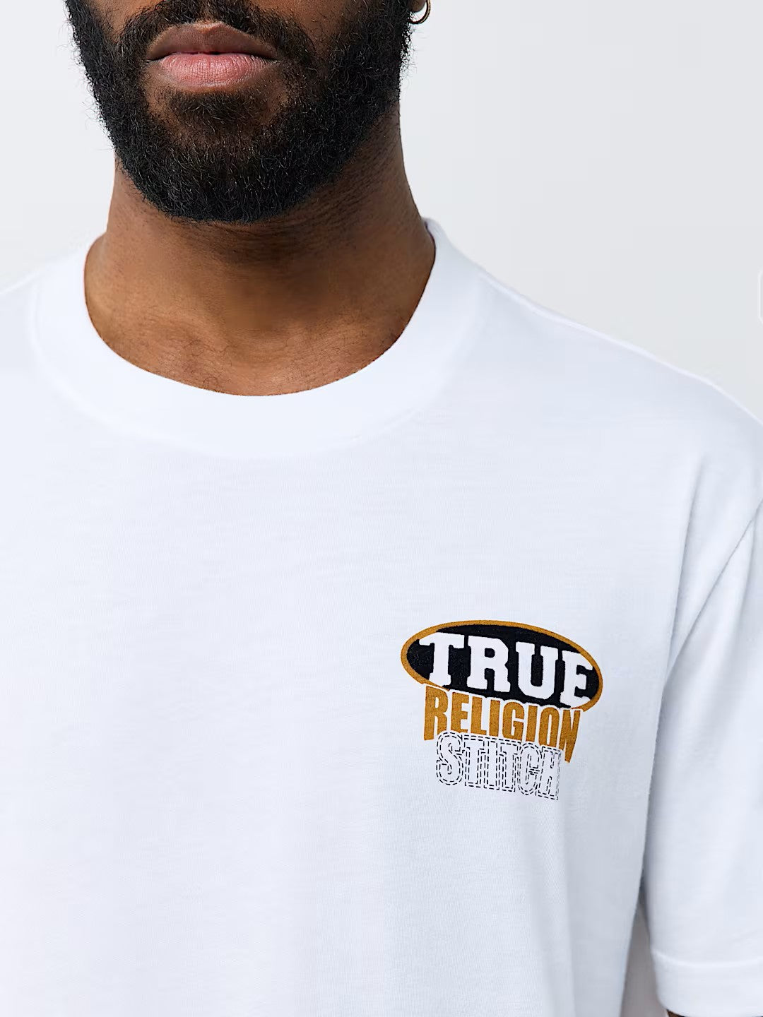 SS STACKED LOGO TEE