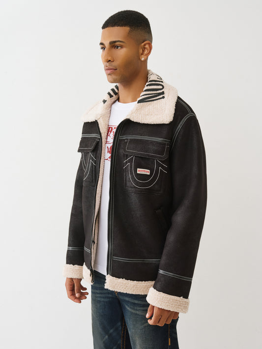 SHERPA PU JACKET