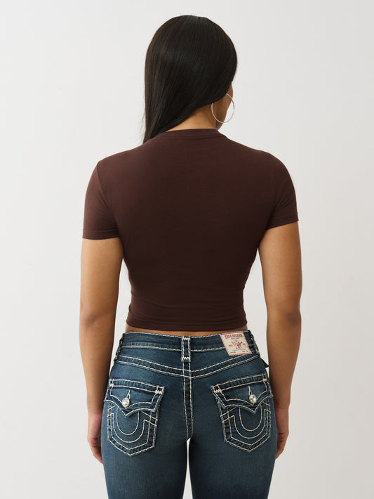 CRYSTAL BUDDHA SS BABY TEE