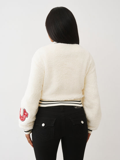 VARSITY CHENILLE BOMBER JACKET