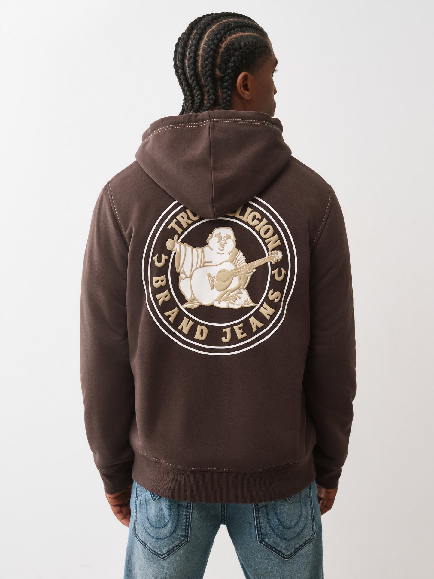 LOGO SEAL SHERPA ZIP HOODIE