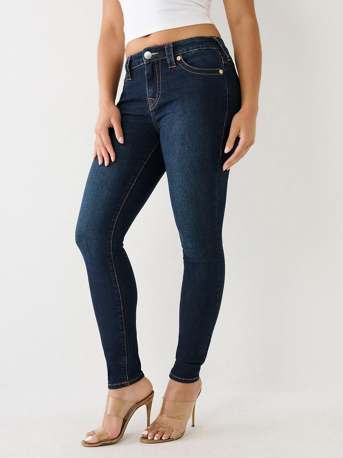 HALLE MID RISE SUPER SKINNY