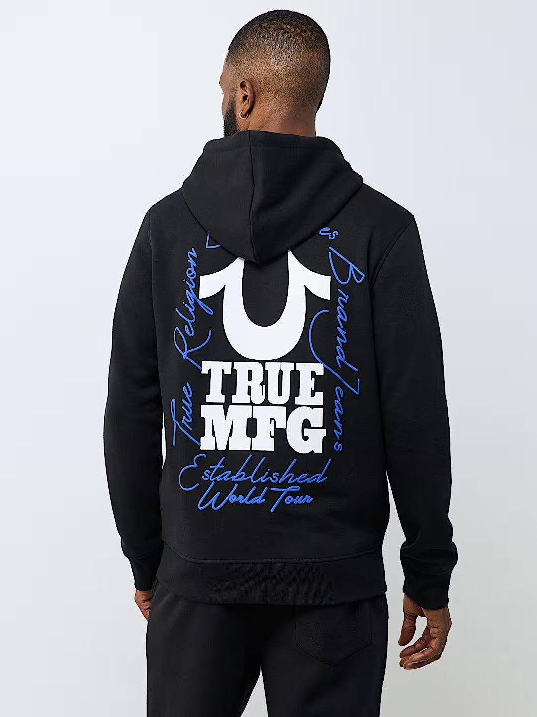TR SCRIPT PUFF ZIP HOODIE