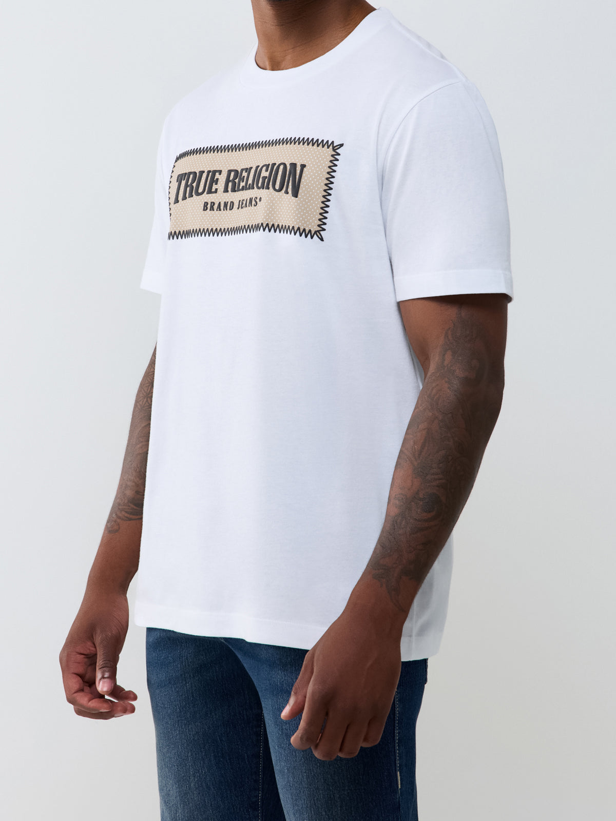 SS MESH BOX LOGO TEE