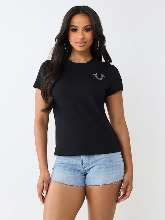 IRIDESCENT TR CREW TEE