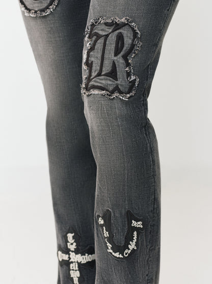 APPLIQUE BECCA MR BOOTCUT