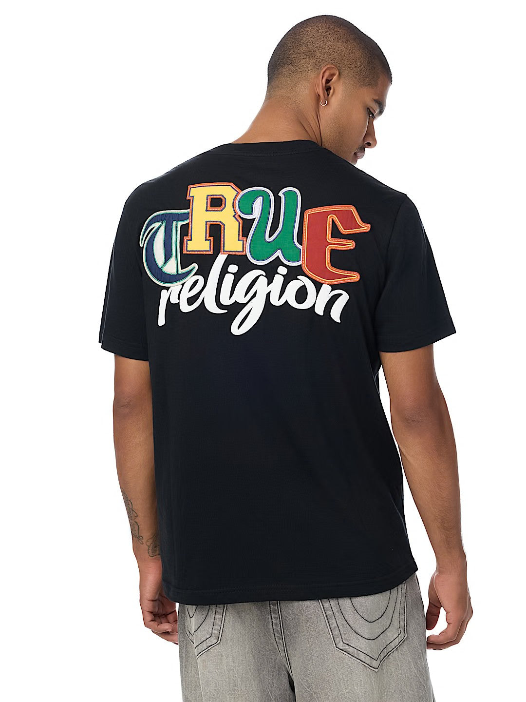 COLLEGIATE APPLIQUE LOGO TEE