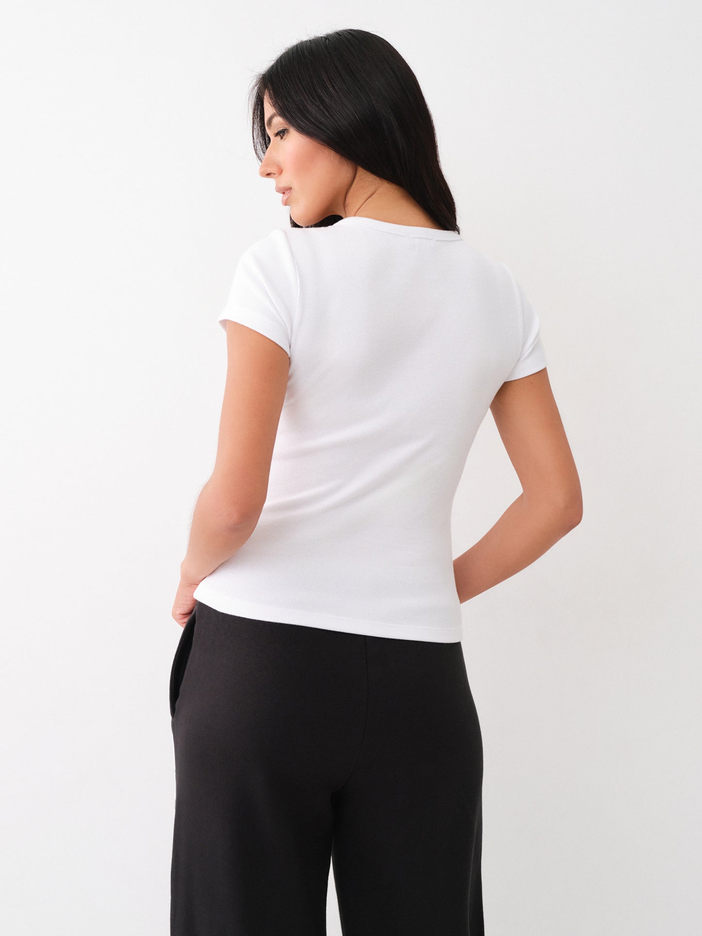 VNECK HS SS HENLEY