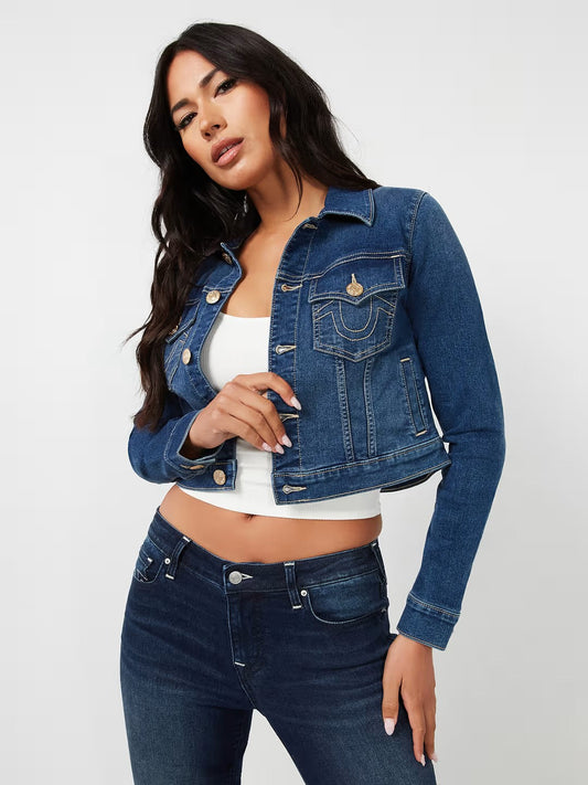 JESSE SN CROP TRUCKER JACKET