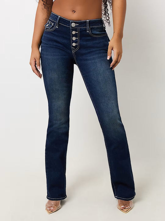 BECCA SN BTTN FRNT FLP BOOTCUT