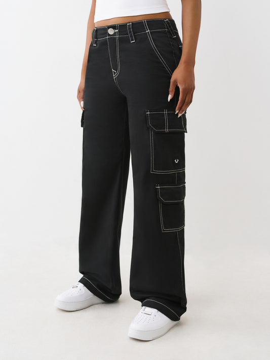 HS CARGO EMB SN PANT